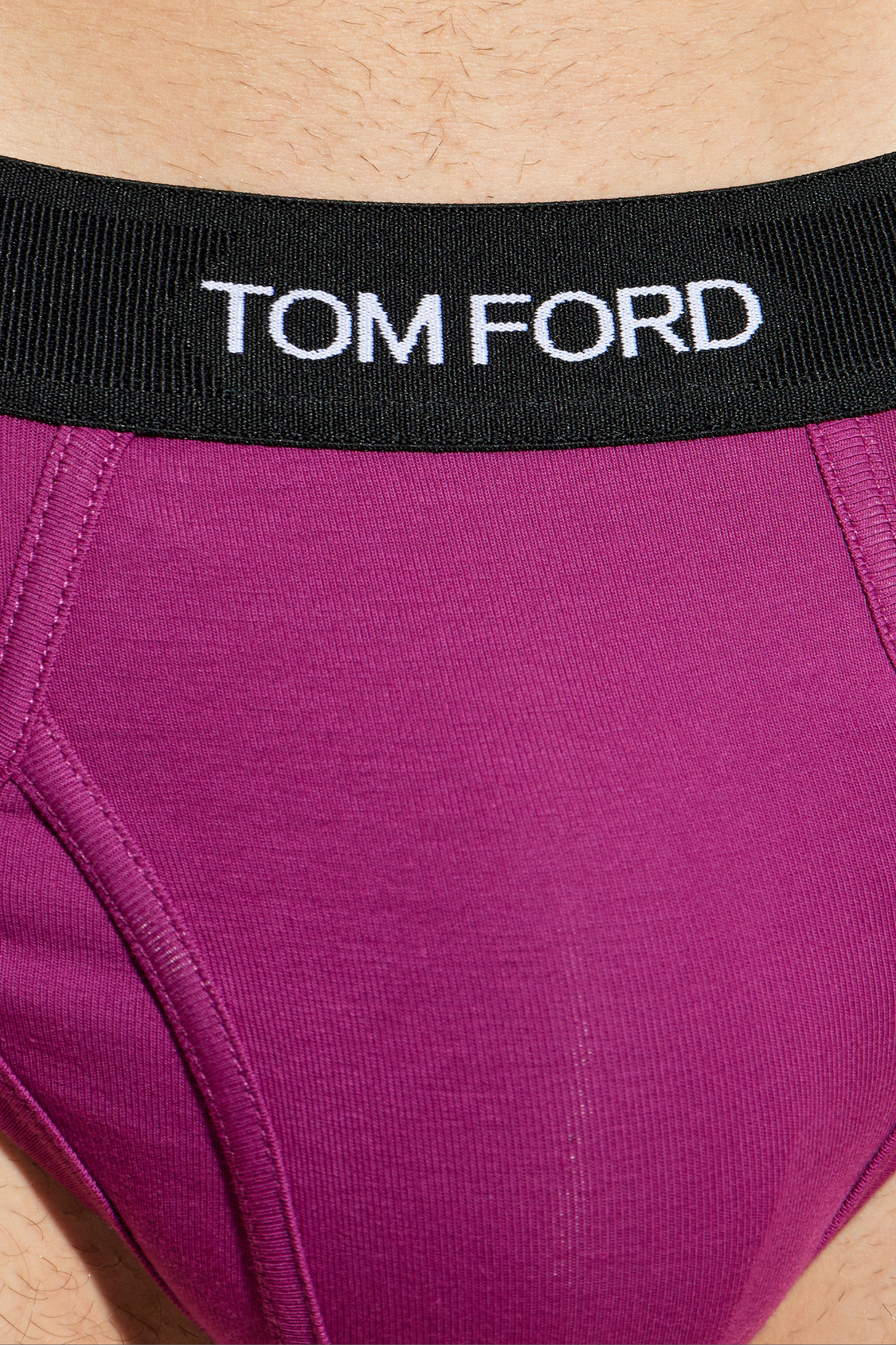 Purple Briefs with logo Tom Ford - SchaferandweinerShops Japan